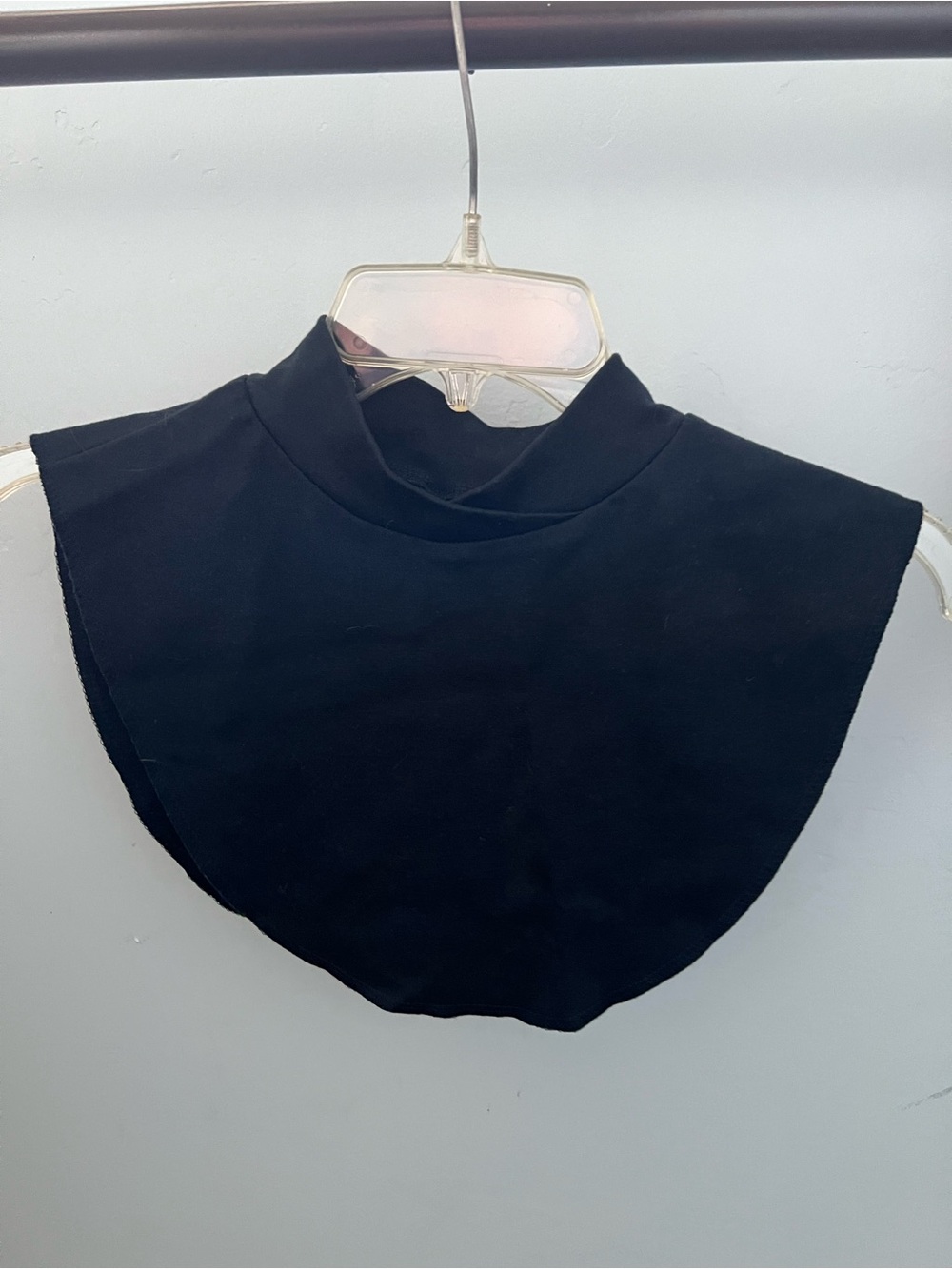Black Mock Neck Sweater Dickey - Layering Collar